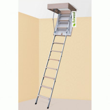 Комбіновані сходи на горище Bukwood Compact Metal Чердачная Комбинированая лестница Буквуд Компакт Метал 80*70(265см)
