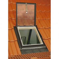 Дахове вікно-вилаз Optilook WGT з гартованим склом люк на дах Факро з загартованим склом