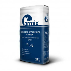 Клей для плитки економ (внутрішній) ARMIX PL-E 25кг, клей для приклеювання керамічної плитки Армікс